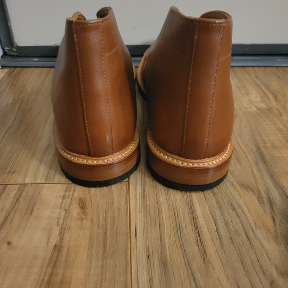 Clarks Bostonian Light Brown Leather Men's Boot - Picture 6 of 9